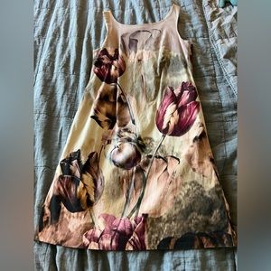 Anthro Anthropologie Easter Tulip Flower Dress